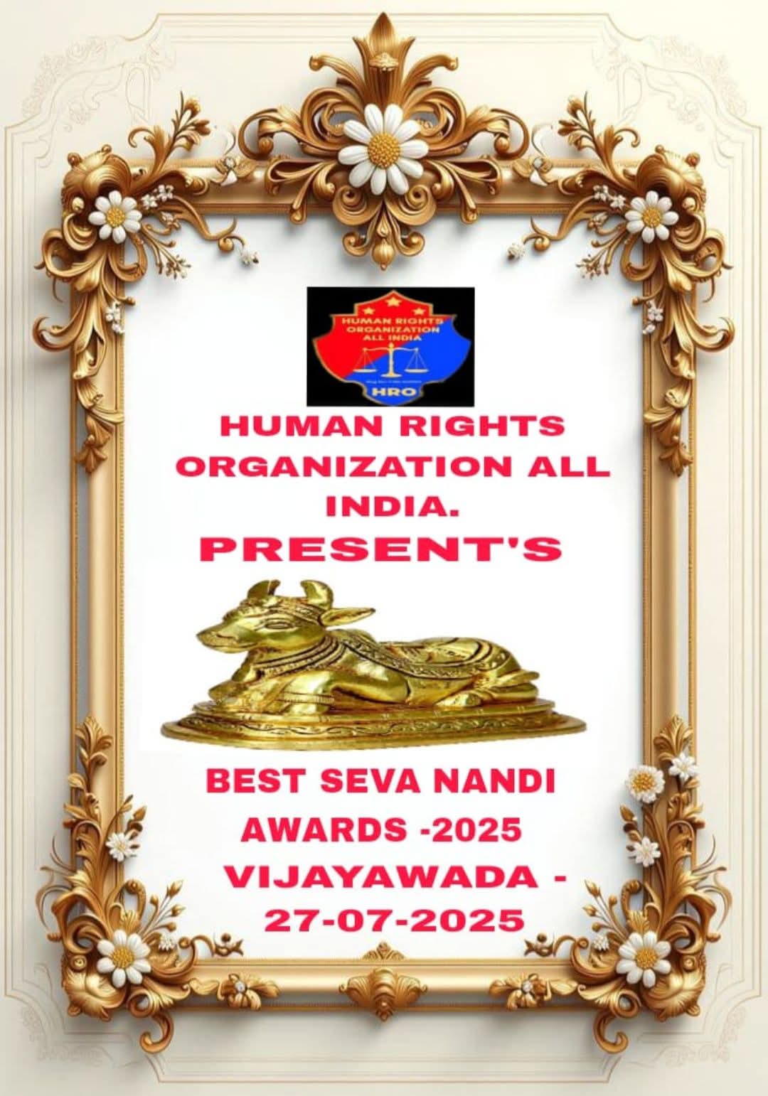 Best Seva Nandi Awards 2025